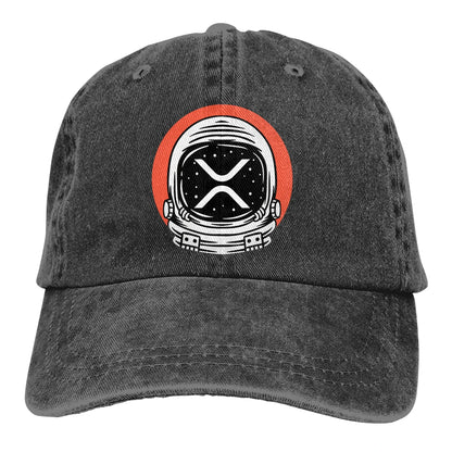 Baseball Cap Moon - To The MOON Washed Cotton