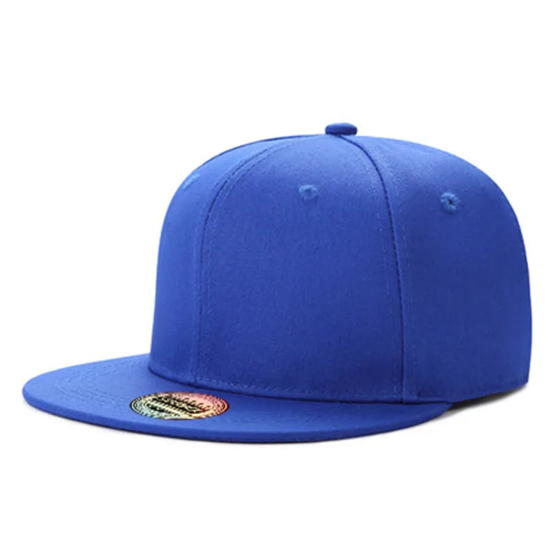 Unisex Cap Plain Snapback Hat High Quality Adult Hip Hop