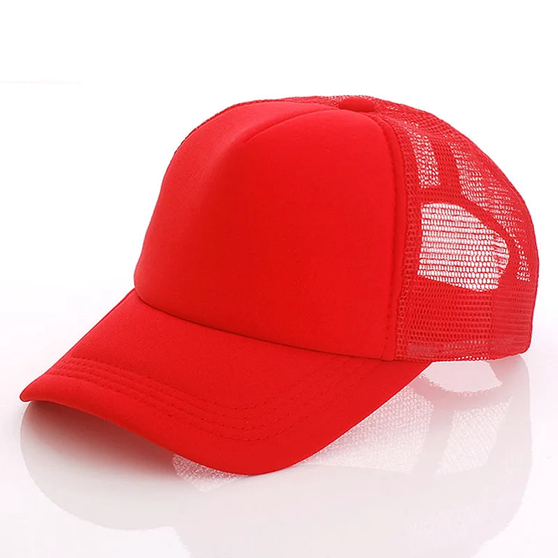 Adjustable Trucks Youth Mesh Hats Baseball Trucker Cap Dad Hat Summer Baseball Cap