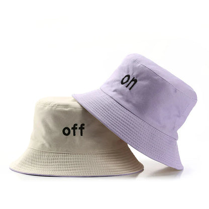 Hip Hop Panama Cap Cotton Double-sided Windproof Fisherman Hat Bob Homme