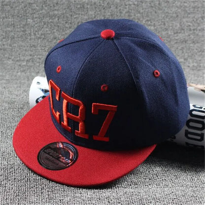 New Fashion Children Ronaldo Cr7 Neymar Njr  Hat Boys Girls Kids Messi Snapback Hats Hip Hop Caps Gorras