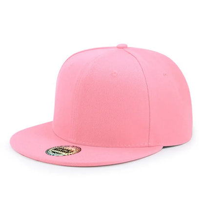Unisex Cap Plain Snapback Hat High Quality Adult Hip Hop