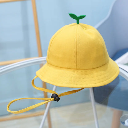 Solid Color Bucket Hat For Children Boys And Girls