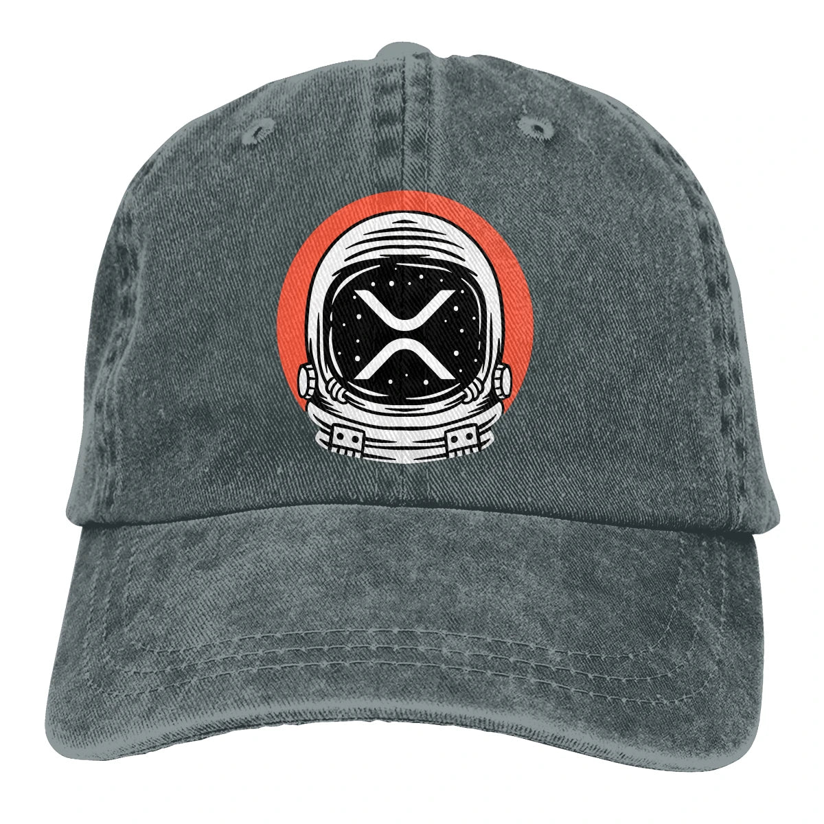 Baseball Cap Moon - To The MOON Washed Cotton