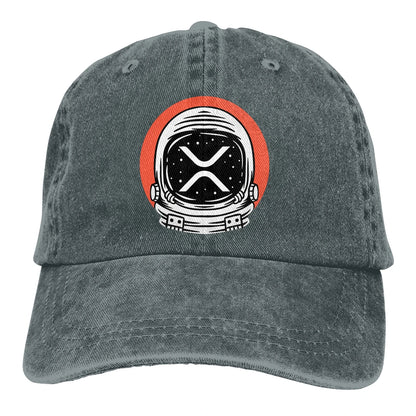 Baseball Cap Moon - To The MOON Washed Cotton