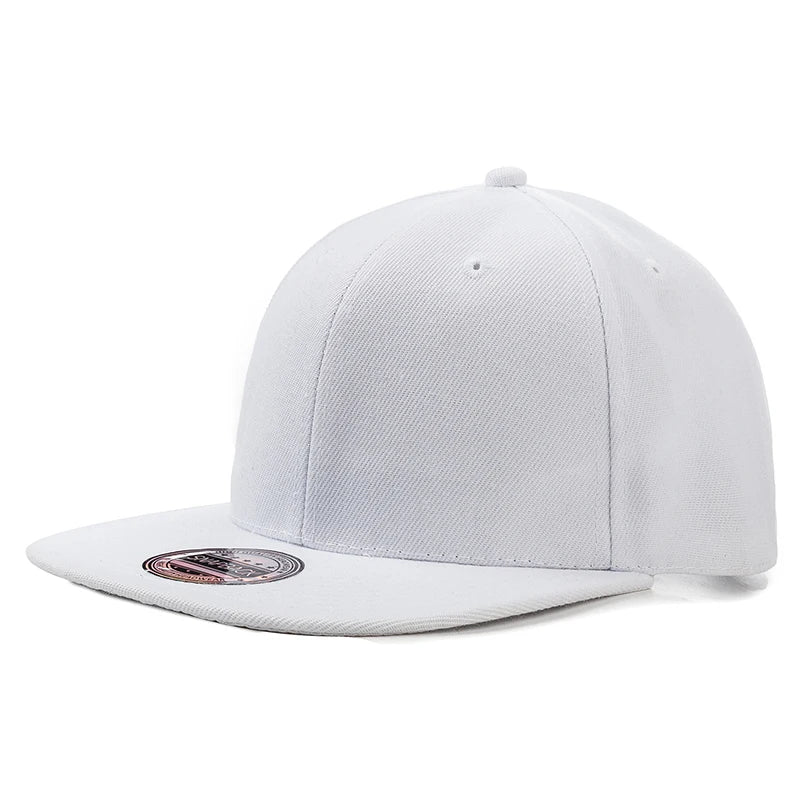 Unisex Cap Plain Snapback Hat High Quality Adult Hip Hop