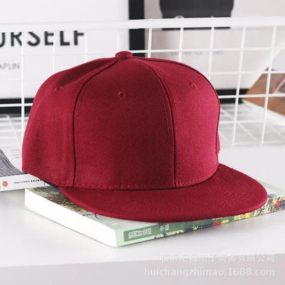 Solid Hip Hop Cap For Men Snapback Hat