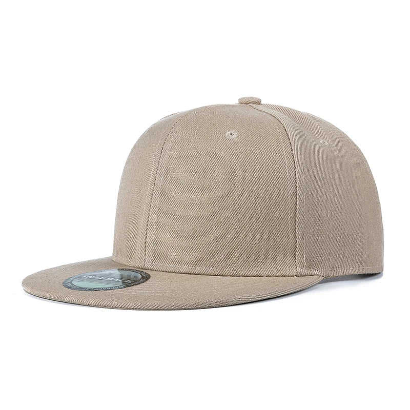 Unisex Cap Plain Snapback Hat High Quality Adult Hip Hop