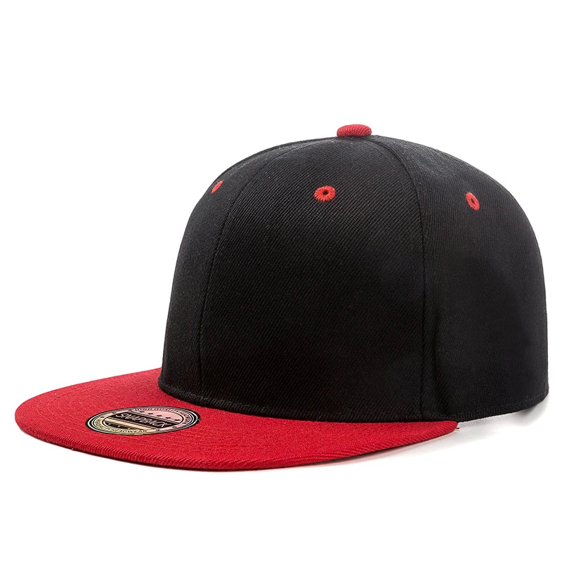 Unisex Cap Plain Snapback Hat High Quality Adult Hip Hop