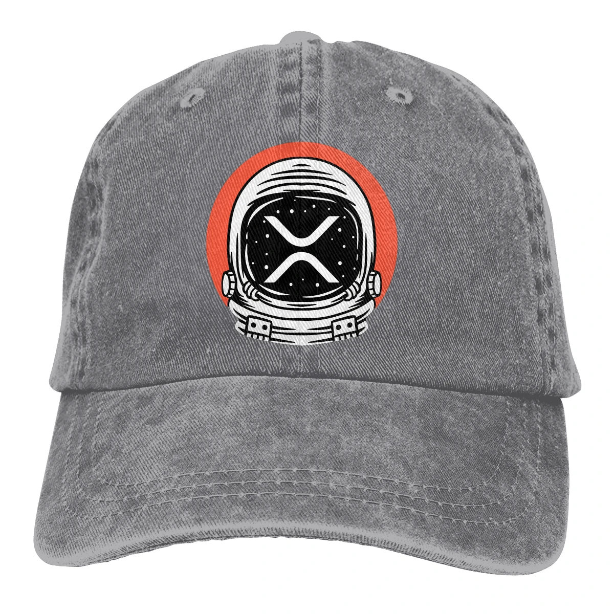Baseball Cap Moon - To The MOON Washed Cotton