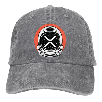 Baseball Cap Moon - To The MOON Washed Cotton