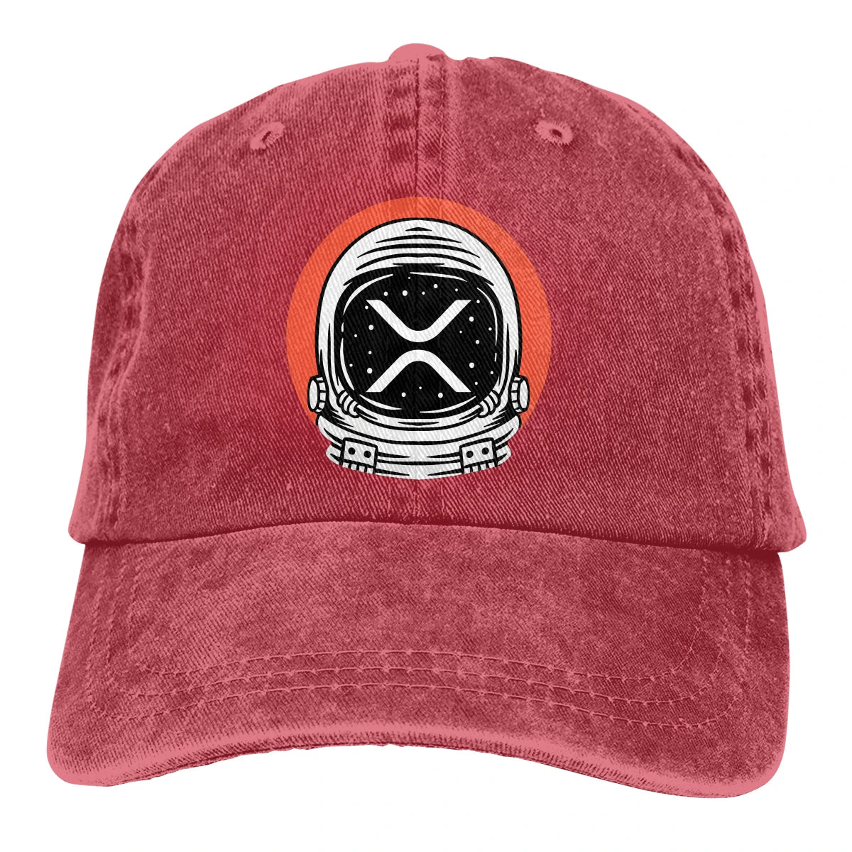 Baseball Cap Moon - To The MOON Washed Cotton