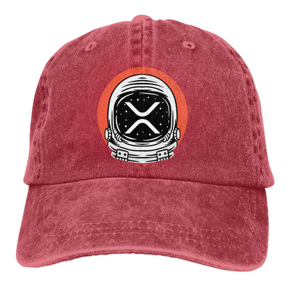 Baseball Cap Moon - To The MOON Washed Cotton