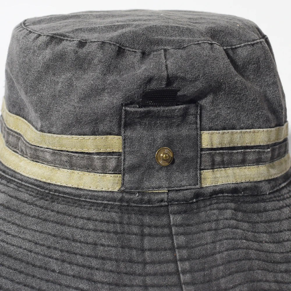 Fishing Hiking Sun Hat Men Women Boonie Hat Wide Brim Bucket Hat