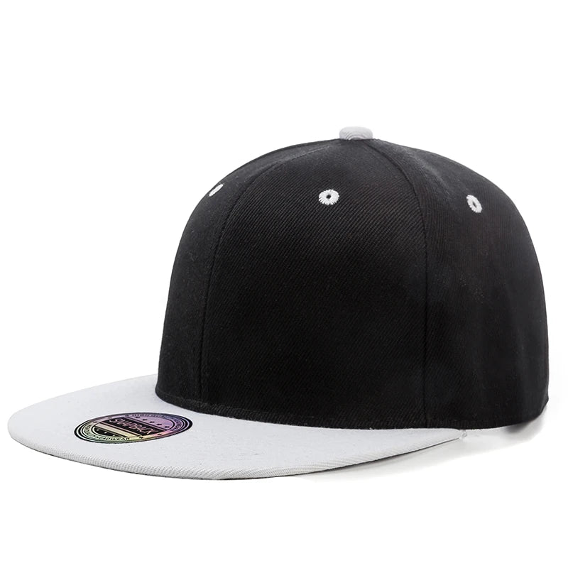 Unisex Cap Plain Snapback Hat High Quality Adult Hip Hop