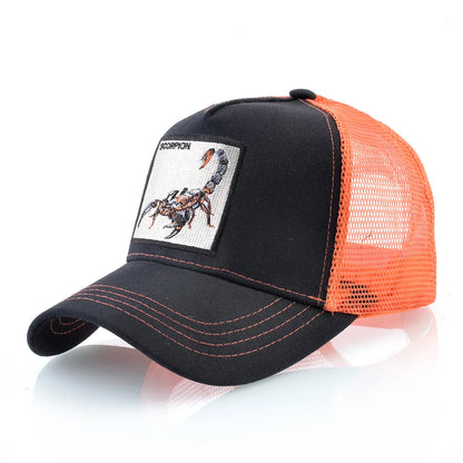 K Four Season Men's Baseball Caps With Scorpion Patch Snapback Hip Hop Cap