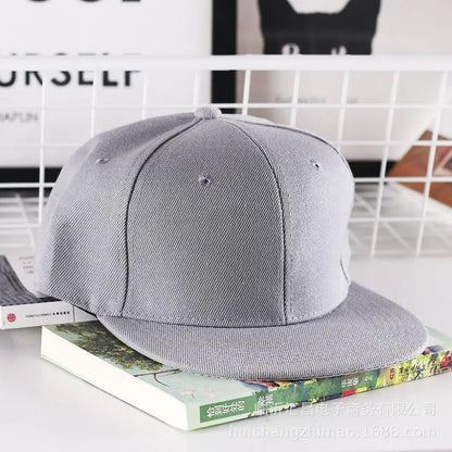 Solid Hip Hop Cap For Men Snapback Hat