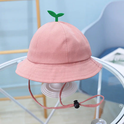 Solid Color Bucket Hat For Children Boys And Girls