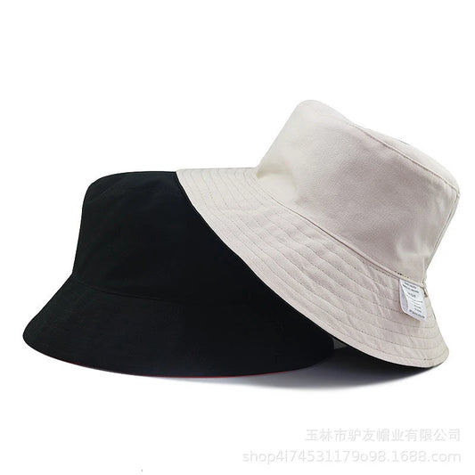 Oversize Fisherman Hat Women Men Summer Beach Cotton Bucket Hat