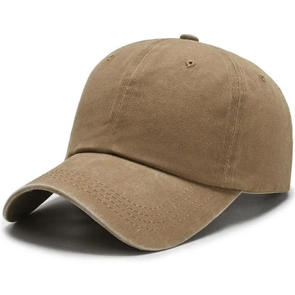 Cotton Washed Cloth Baseball Cap Men Women
