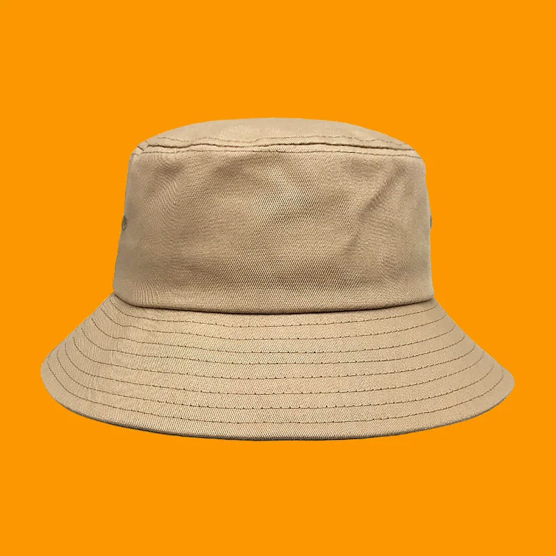 Bucket Hat for Ladies Beach Cotton Plain Panama Hats