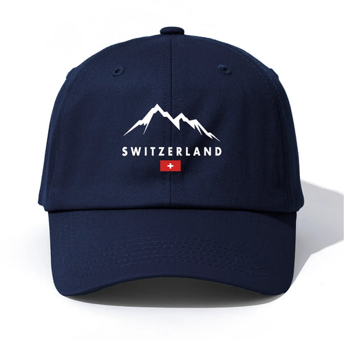 SWITZERLAND Print Baseball Cap For Adults