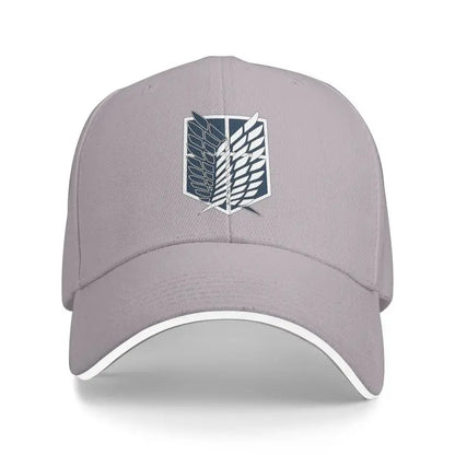 Attack on Titan Print Sandwich Baseball Caps