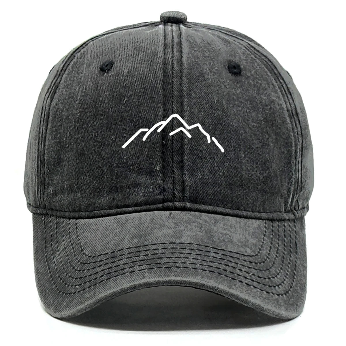 Unisex Washed Cotton Cap Mountain Vintage Baseball Cap