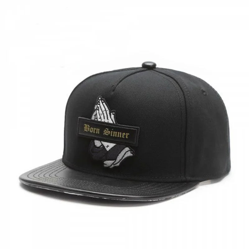Luxury One Don't Mercy Cap Men Hats Flat Top Snapback Man Cap Women Men