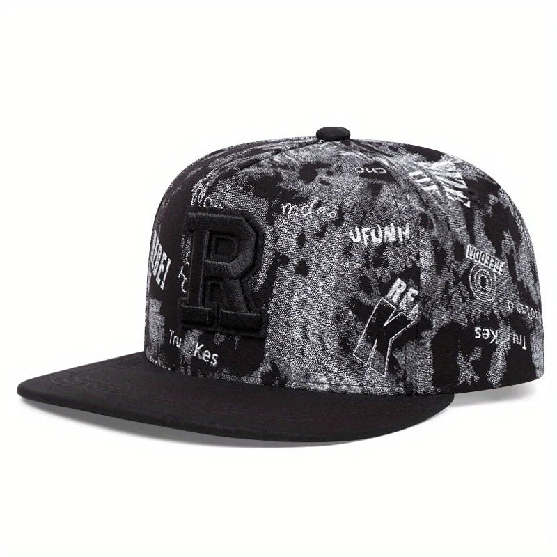 New High Quality Fashion Letter Embroidered Graffiti Style