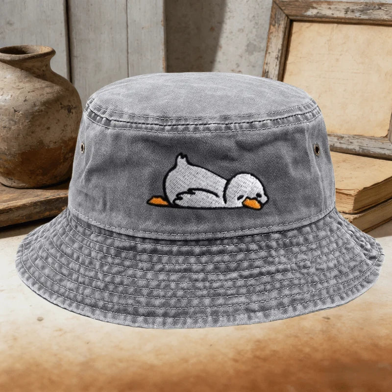 Adorable Duck Pattern Fisherman's Cap Bucket Hat