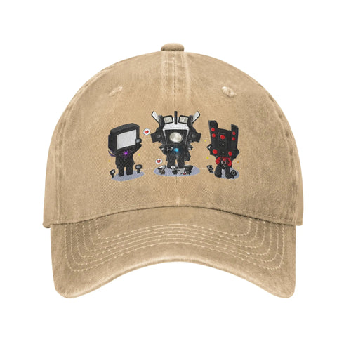 Skibidi Toilet Chibi Casual Baseball Cap