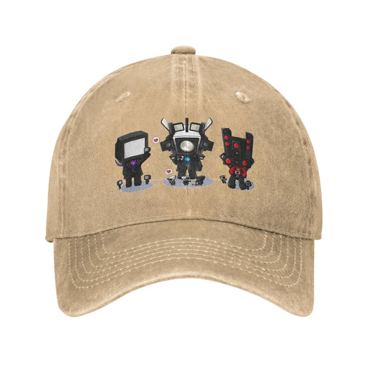 Skibidi Toilet Chibi Casual Baseball Cap
