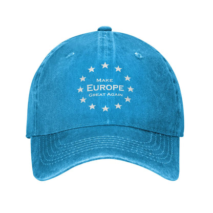Make Europe Great Again Star Baseball Caps MEGA EU