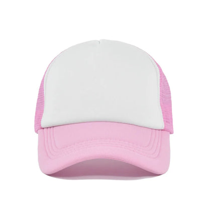 15 Colors Mesh Baseball Cap Adjustable Snapback Hats For Women Men