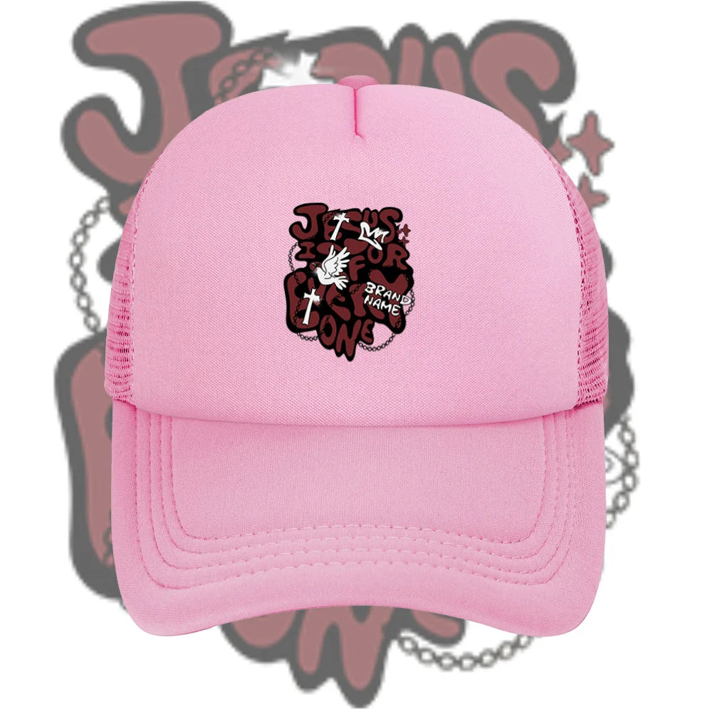 Jesus For Everyone Brand Name Crown Cross Dove Baseball Cap