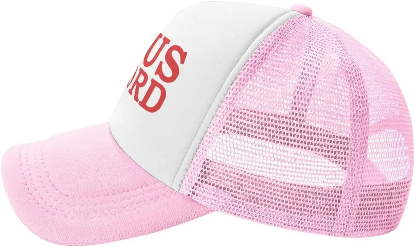 Jesus Is Lord Baseball Hat Pink Mesh Baseball Cap