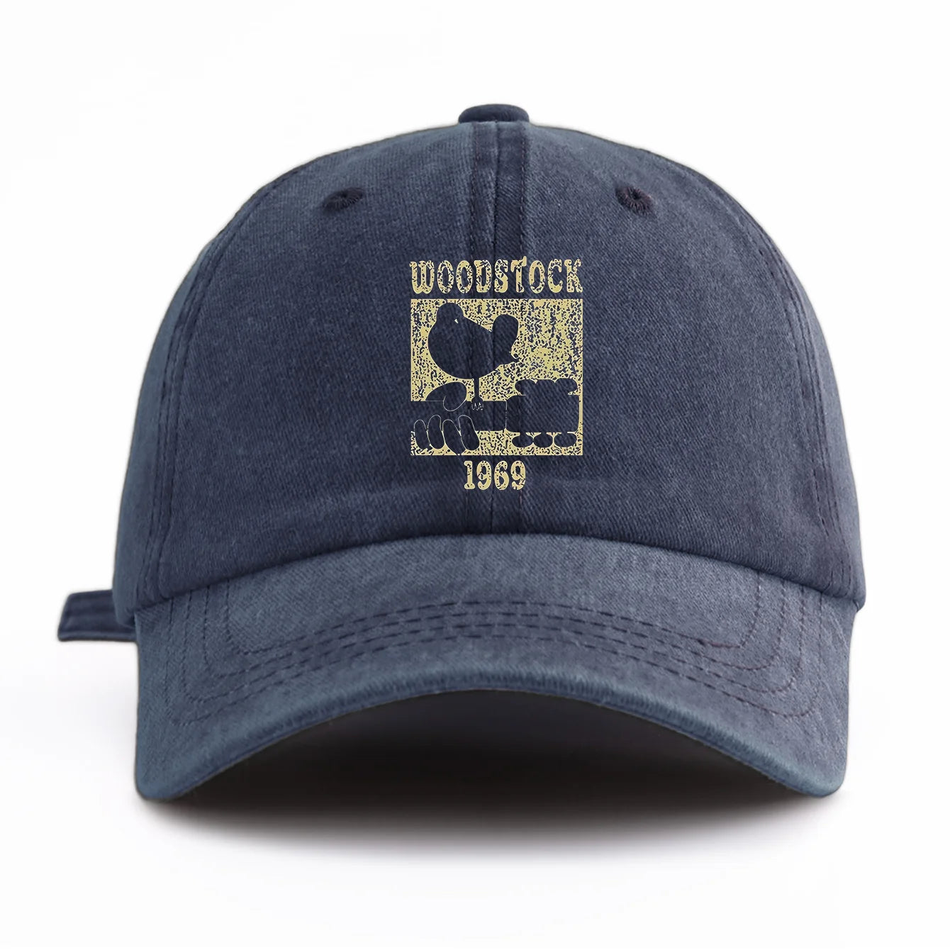 WOODSTOCK Print Washed Baseball Cap For Adults