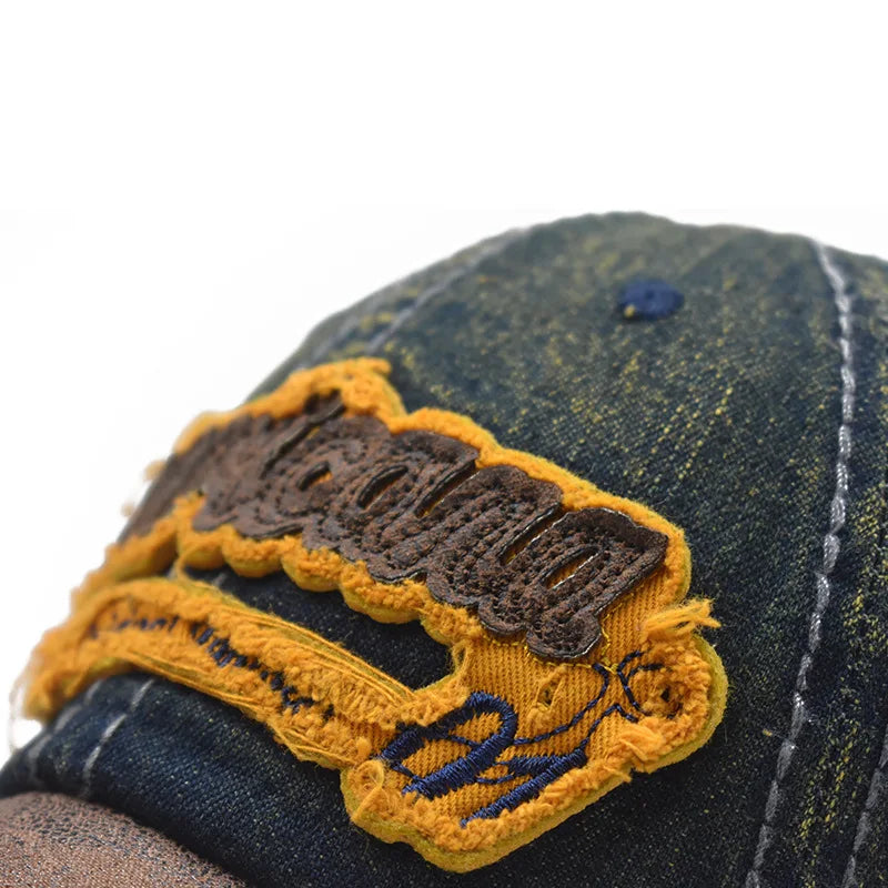 CNTANG Summer Denim Baseball Cap