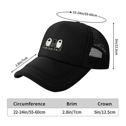 3 Lambs Print Baseball Cap