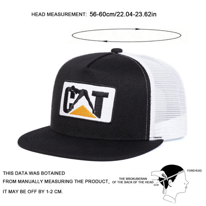 Unisex CT Letter Embroidery Hip-hop Net Hats Spring Summer Outdoor