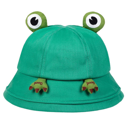 Unisex Cute Frog Personality Bucket Hats Fishermen Caps