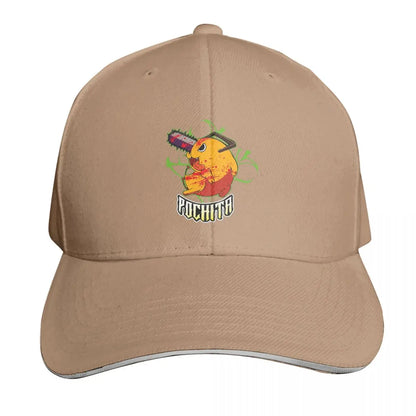 Pochita Ramen Chainsaw Man Anime Cap Fashion Casual Baseball Caps