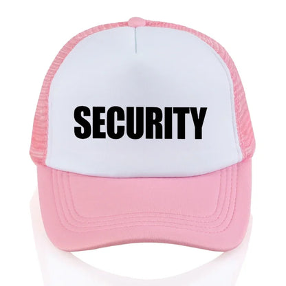 SECURITY Baseball Cap Cool Summer