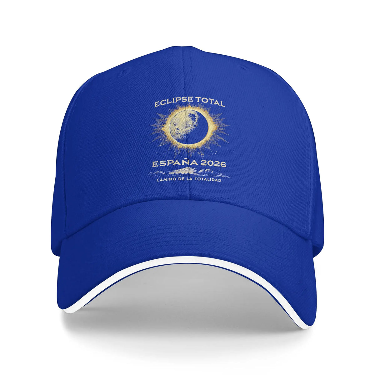 Spain Total Solar Eclipse 2026 Totality Sandwich Baseball Cap