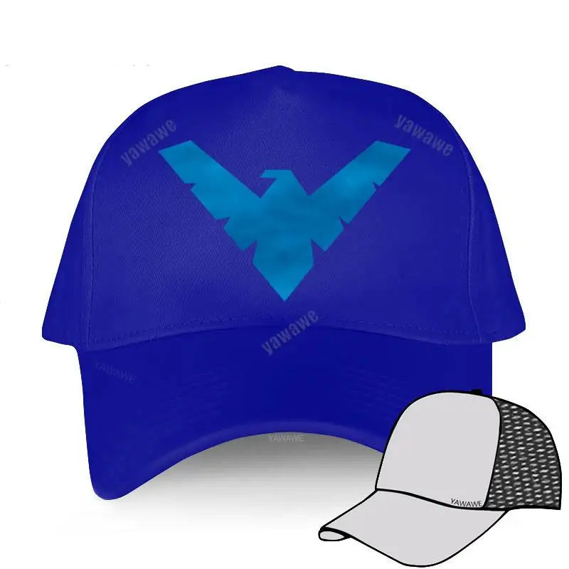 Nightwing-Batman Geïnspireerd Logo Embleem Robin Gray Teens Baseball Cap