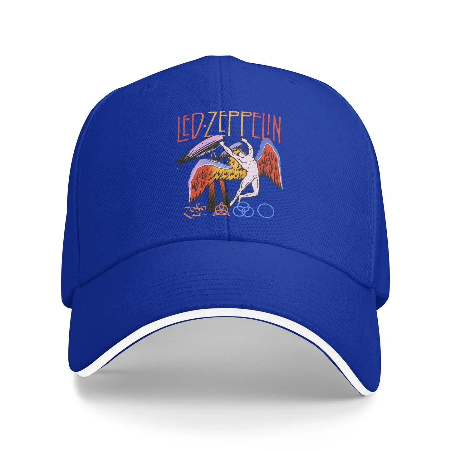 Rock band Led Zeppelin's falling angel Baseball Cap
