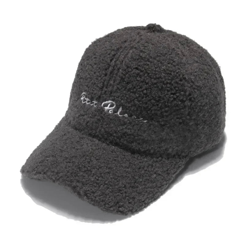 Warm Sun Hat Plush Baseball Cap Winter
