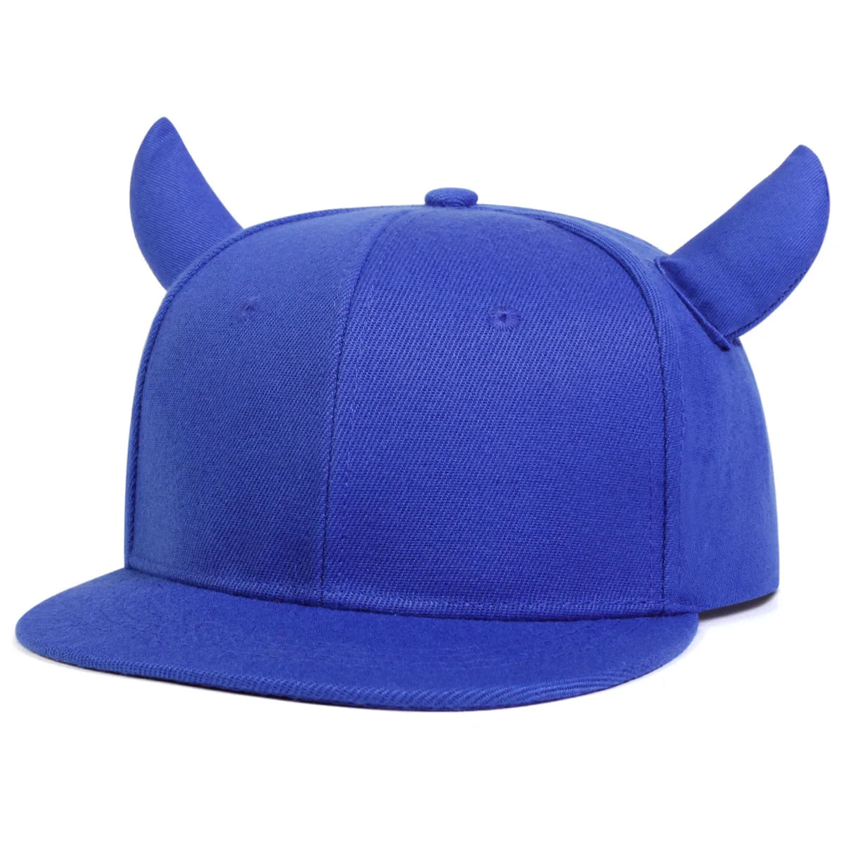 New Unisex Horns Snapback Hip-Hop Hats Spring And Autumn Baseball Caps