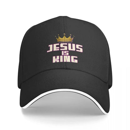 New Jesus Is My King Jesus Christ Washed Men's Baseball Cap